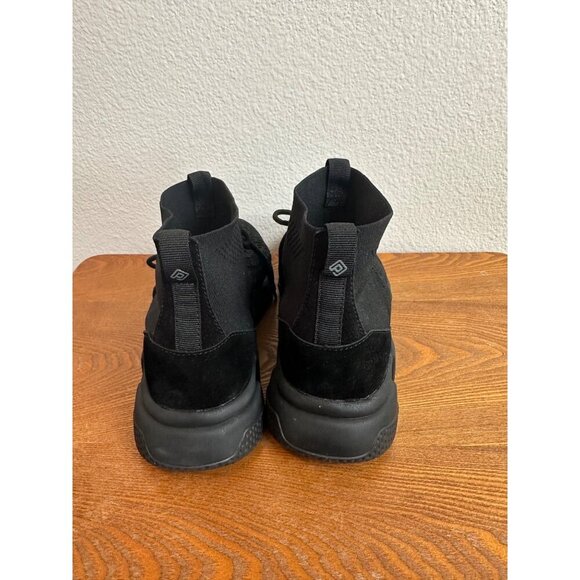 Women's Unbranded Stretch Pull On Ankle Boots Black Size 9W Sku 2719 - Picture 6 of 13